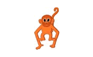 Orange Sponge Monkey